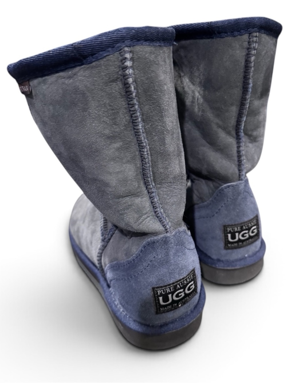 Pure Aussie UGG Australia Navy Sheepskin Boots W7 M6